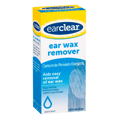 EAR CLEAR EAR WAX REMOVER DROPS 12ML