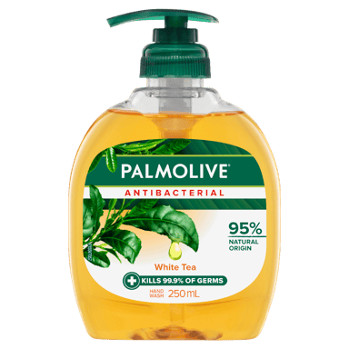 PALMOLIVE ANTIBACTERIAL  HAND WASH  WHITE TEA 250ML