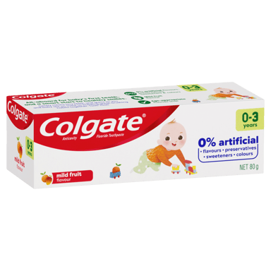 COLGATE TOOTHPASTE KIDS MILD FRUIT 0-3 YEARS 80G