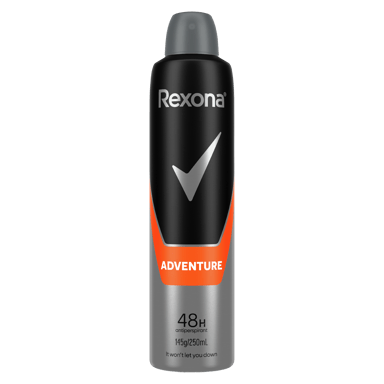 REXONA MEN ANTIPERSPIRANT ADVENTURE 48HR 250ML
