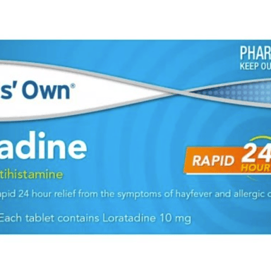 CHEMISTS OWN LORATADINE 10MG 50 TABLETS
