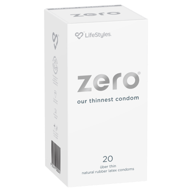 LIFESTYLES ZERO CONDOMS UBER THIN 20 PACK