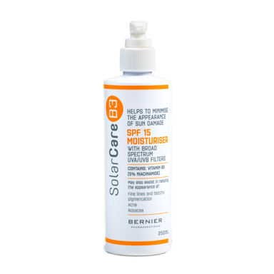 SOLARCARE B3 MOISTURISER SPF15 250ML