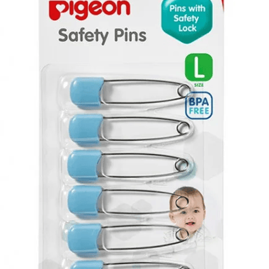 PIGEON NAPPY SAFETY PINS 6 PACK