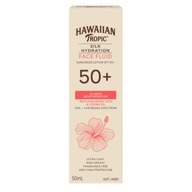 HAWAIIAN TROPIC SILK HYD FACE FLUID 50ML