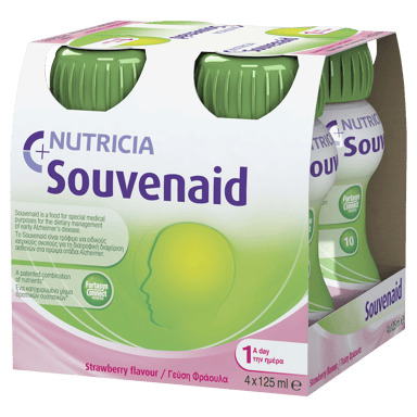 SOUVENAID STRAWBERRY READY TO DRINK 125ML PACK