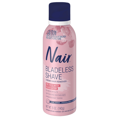 NAIR BLADELESS SHAVE HAIR REMOVER ROSEWATER 142G