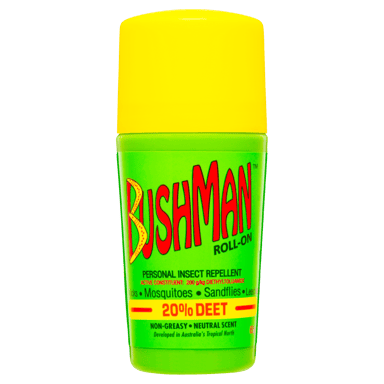 BUSHMANS INSECT REPELLENT 20% DEET ROLL ON 65G