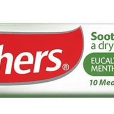 NESTLE SOOTHERS EUCALYPTUS & MENTHOL STICK 10 LOZENGES