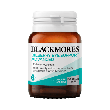 BLACKMORES BILBERRY EYE SUPPORT ADVANCED TABLETS 30