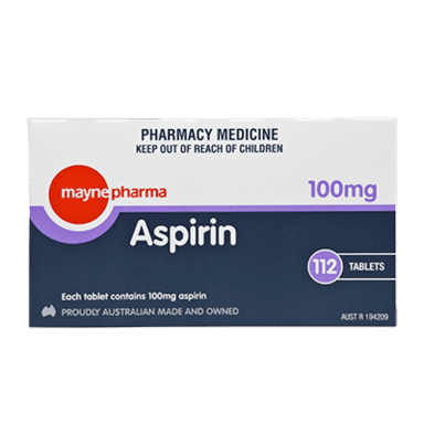 MAYNE PHARMA ASPIRIN 100MG 112 TABLET