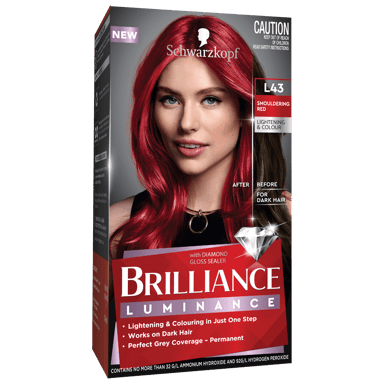 SCHWARZKOPF BRILLIANCE L43 SMOULDERING RED