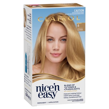 CLAIROL NICE N EASY 8 NATURAL MEDIUM BLONDE