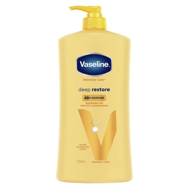 VASELINE DEEP RESTORE BODY LOTION 750ML