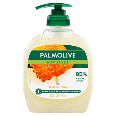 PALMOLIVE NATURALS HAND WASH NOURISHING MILK & HONEY 250ML