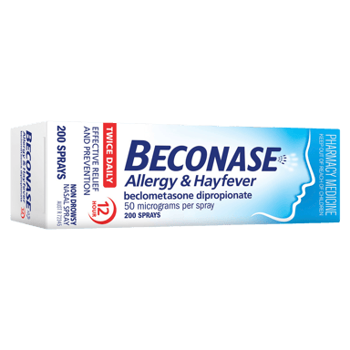 BECONASE 12 HOUR HAYFEVER NASAL SPRAY 200 DOSES