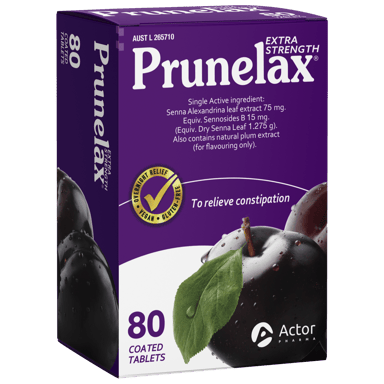 PRUNELAX EXTRA STRENGTH 80 TABLETS