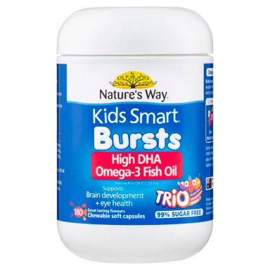 NATURES WAY KIDS SMART OMEGA-3 FISH OIL TRIO 180