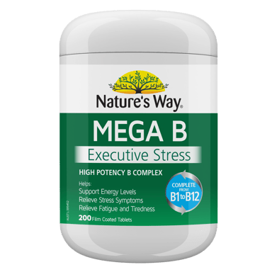 NATURES WAY MEGA B 200 TABLETS