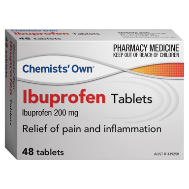 CHEMISTS OWN IBUPROFEN TAB 200MG 48 TABLET