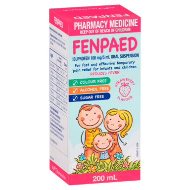 FENPAED IBUPROFEN LIQUID 200ML