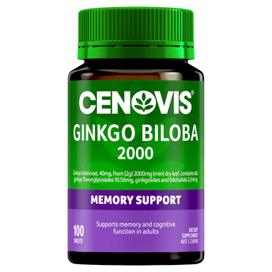 CENOVIS GINKGO BILOBA 2000 100 TABLETS