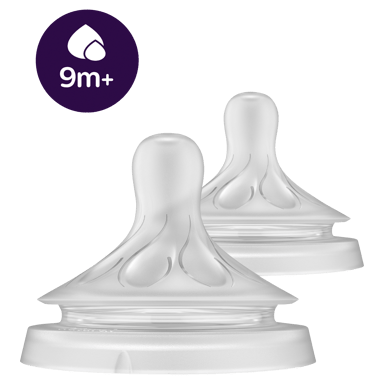 AVENT NATURAL RESPONSE TEATS FLOW 6 9MTHS+ 2 PACK