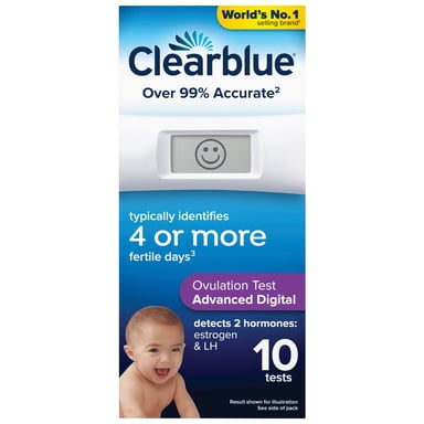 CLEARBLUE ADVANCED DIGITAL OVULATION TEST 10 PACK