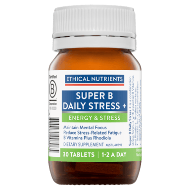 ETHICAL NUTRIENTS SUPER B DAILY STRESS+  60 TABLETS