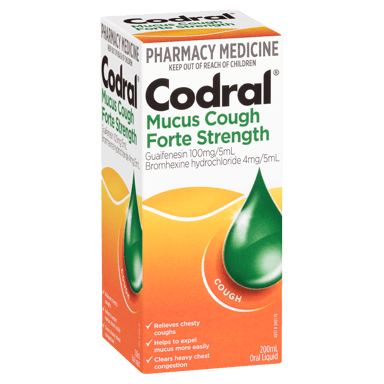 CODRAL MUCUS COUGH FORTE STRENGTH LIQUID 200ML