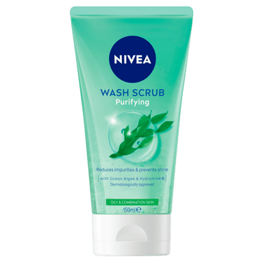 NIVEA DAILY ESSENTIALS 2 IN 1 WASH AND SCRUB 150ML