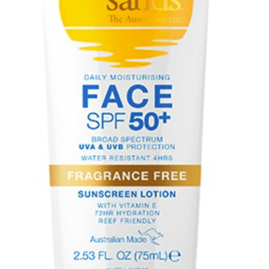 BONDI SANDS FACE SUNSCREEN LOTION FRAGRANCE FREE SPF50+ 75ML