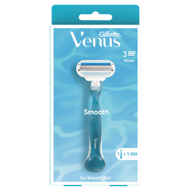 GILLETTE VENUS SMOOTH RAZOR + 1 BLADE
