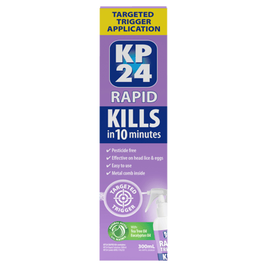 KP24 RAPID HEAD LICE TRIGGER 300ML