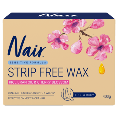 NAIR WAX SENSITIVE STRIP FREE 400G