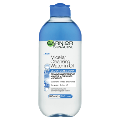 GARNIER SENSITIVE CLEANSING MICELLAR WATER 400ML