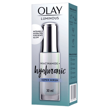OLAY LUMINOUS NIACINAMIDE + HYALURONIC SUPER SERUM 30ML