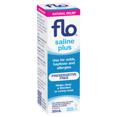 FLO SALINE PLUS NASAL SPRAY 30ML
