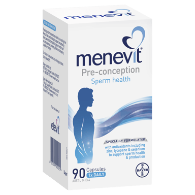 MENEVIT PRE-CONCEPTION SPERM HEALTH 90 CAPSULES