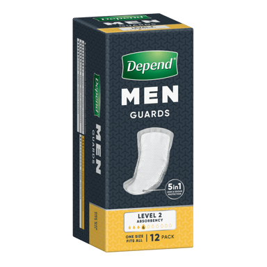 DEPEND MEN ADVANCED PROTECTION GUARDS 4D 12 PACK