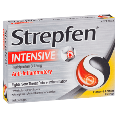 STREPFEN INTENSIVE HONEY & LEMON 16 LOZENGES