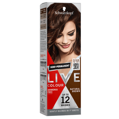 SCHWARZKOPF LIVE COLOUR NATURAL BROWN 75ML