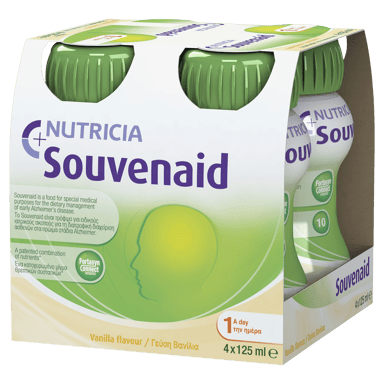 SOUVENAID VANILLA READY TO DRINK 125ML 4 PACK