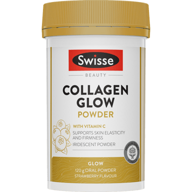 SWISSE BEAUTY COLLAGEN GLOW STRAWBERRY POWDER 120G