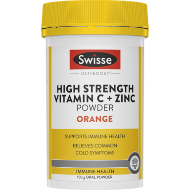 SWISSE ULTIBOOST HIGH STRENGTH VITAMIN C + ZINC ORANGE 150G