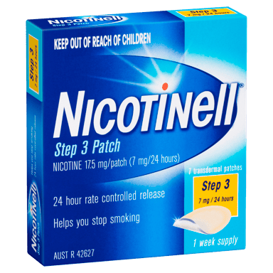 NICOTINELL STEP 3 7MG PATCHES 7 PACK