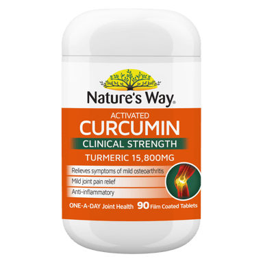 NATURES WAY ACTIVATED CURCUMIN CLINICAL STRENGTH 90 TABLETS