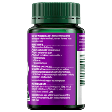 NATURES OWN MOOD BALANCE ST JOHNS WORT 50 TABLETS