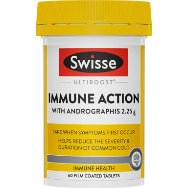 SWISSE ULTIBOOST IMMUNE ACTION 60 TABLETS
