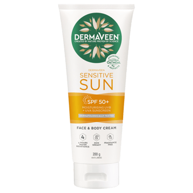 DERMAVEEN DAILY NOURISH BODY MOISTURISER SPF50+ 200G